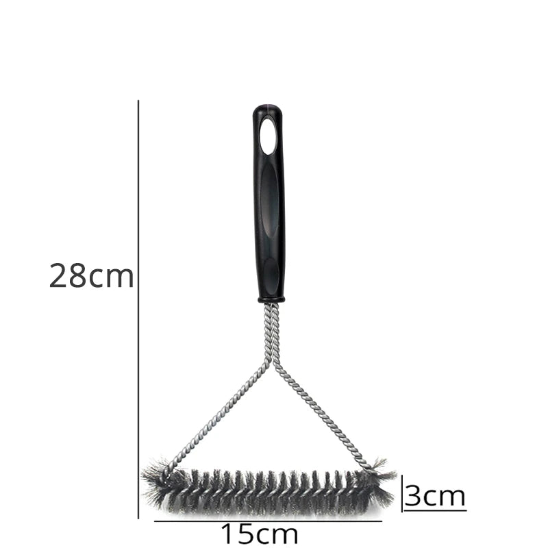 Escova e raspador para grelha