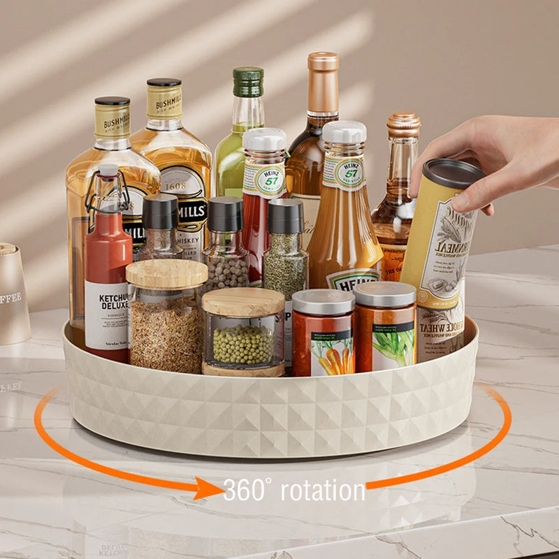 Organizador Giratório 360º para Temperos e Cosméticos