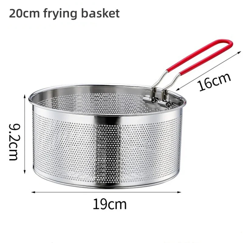 Cesta Inox para Frituras e Escorrimentos