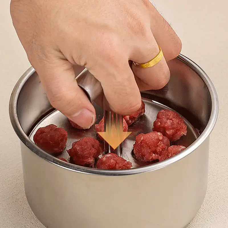Molde de Inox para Almôndegas