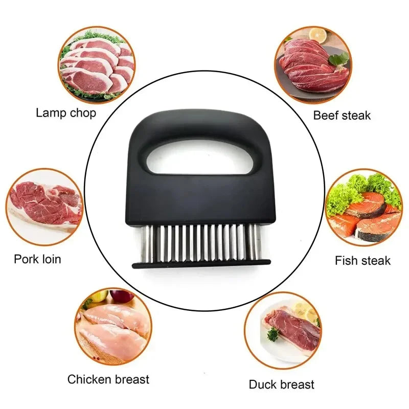 Amaciador de Carne Premium com 48 Agulhas Inox