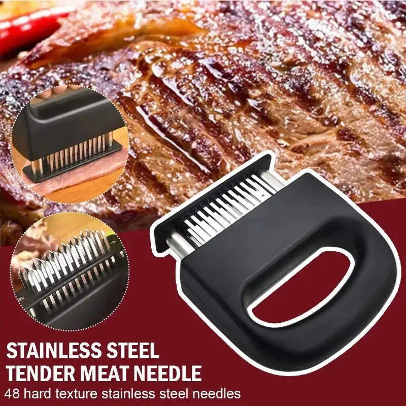 Amaciador de Carne Premium com 48 Agulhas Inox