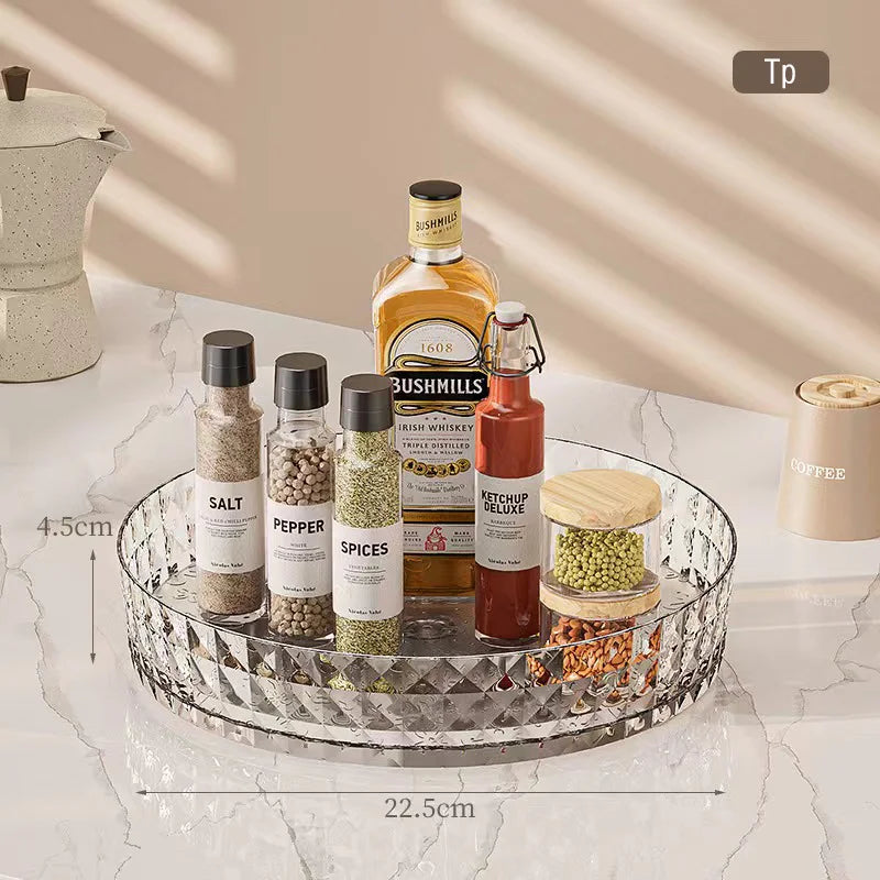 Organizador Giratório 360º para Temperos e Cosméticos