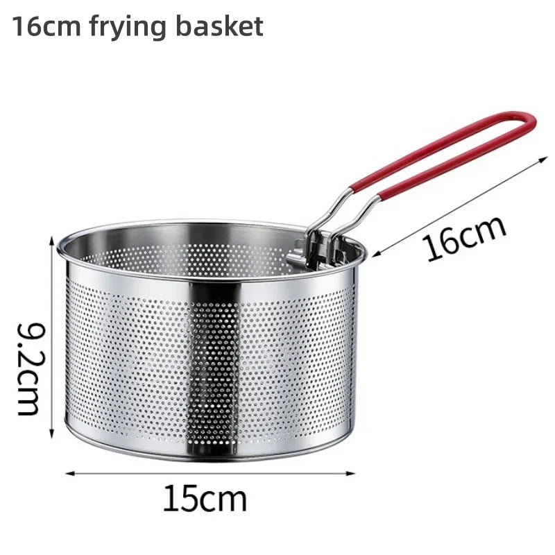 Cesta Inox para Frituras e Escorrimentos