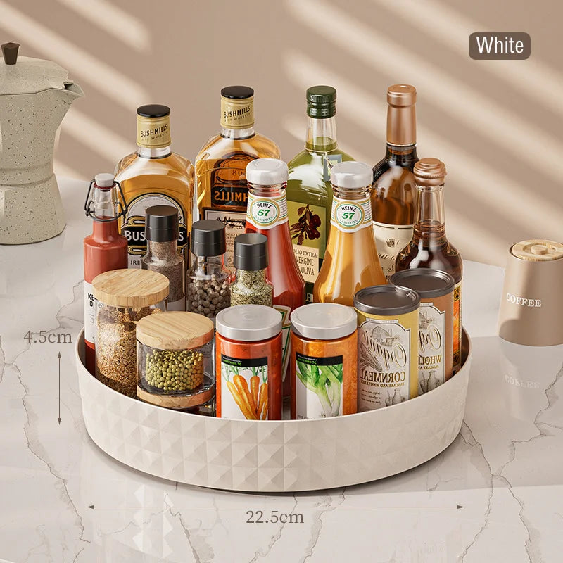 Organizador Giratório 360º para Temperos e Cosméticos