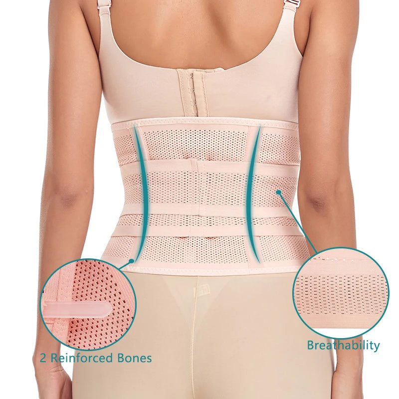 Cinta Pós-Parto e Pós-Cirúrgica com Suporte Abdominal e Lombar