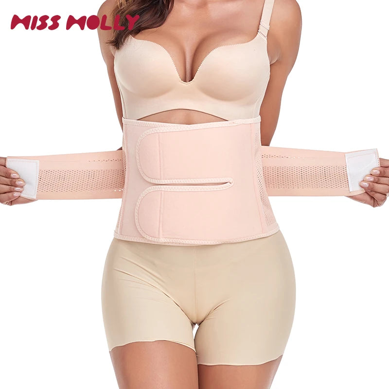 Cinta Pós-Parto e Pós-Cirúrgica com Suporte Abdominal e Lombar