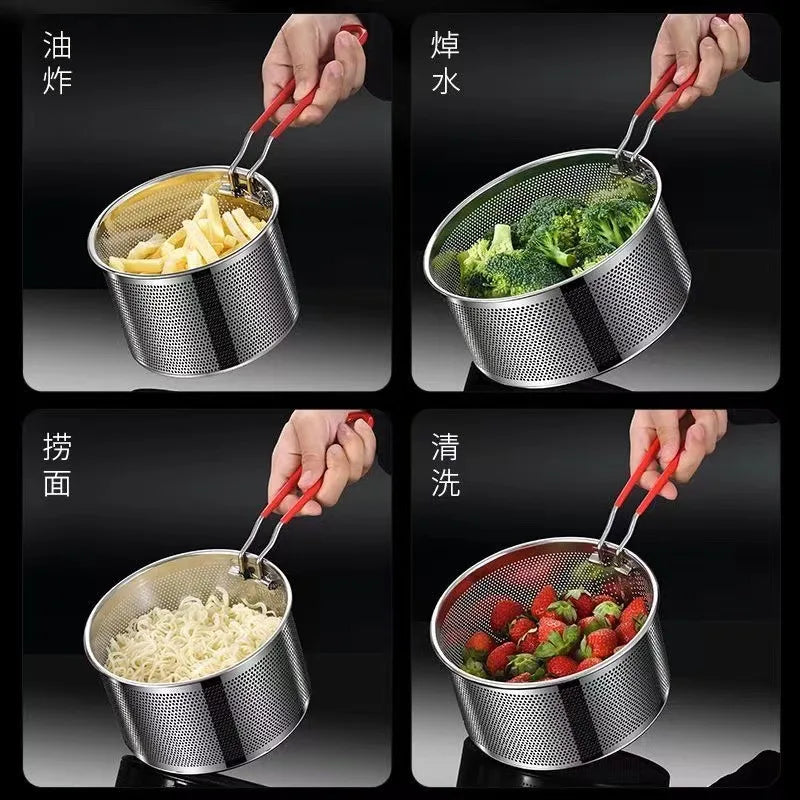 Cesta Inox para Frituras e Escorrimentos