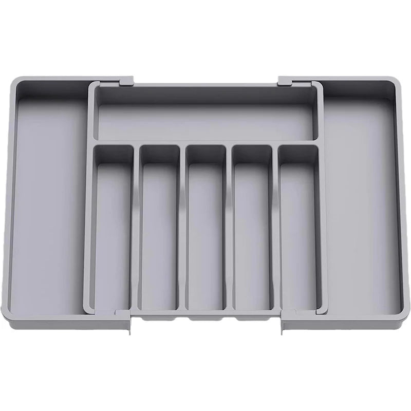 Organizador expansível de gavetas para talheres