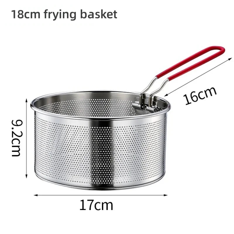 Cesta Inox para Frituras e Escorrimentos
