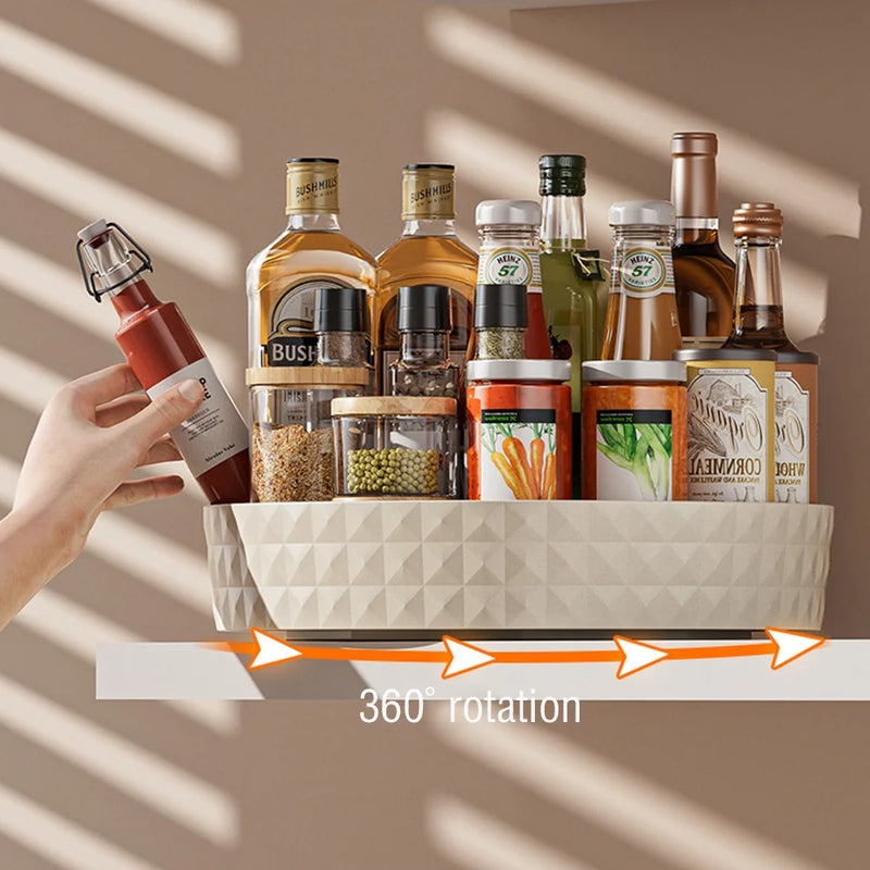 Organizador Giratório 360º para Temperos e Cosméticos