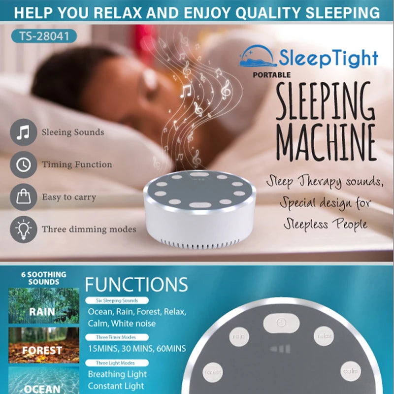 alto-Falante Inteligente com Sons Relaxantes e Música para Dormir
