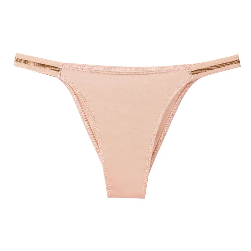 Calcinha feminina fio dental de seda